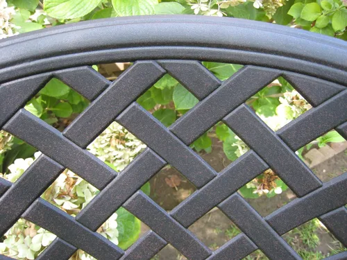 Vista 7 de Muebles de patio de aluminio fundido al aire libre 7 pedazo KL4272 CBM1290