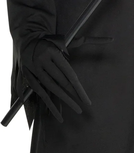 Vista 5 de amscan Glaring Reaper - Juego de disfraz negro para adultos, tamaño estándar para adultos, 1 juego, diseño aterradoramente elegante y único para una
