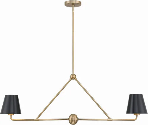 Vista 12 de Crystorama Xavier - Candelabro lineal dorado vibrante de 6 luces oro (Vibrant Gold)