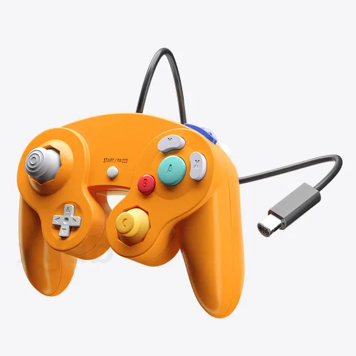 Vista 3 de XYAB Ultimate NGC Joystick Controller for Nintendo GameCube - Spice Orange