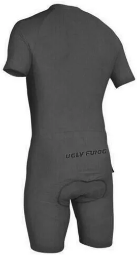 Vista 102 de UGLY FROG Traje de triatlón para hombre de manga corta Jersey de piernas cortas Skinsuit Tri Kit Ciclismo Skinsuit Team Bike Ropa
