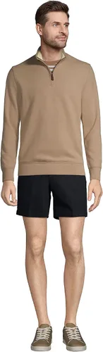 Vista 4 de Lands' End Pantalones cortos chinos de ajuste tradicional de 6 pulgadas sin hierro para hombre