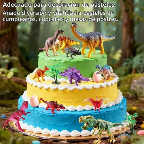 Vista 5 de 46 juguetes de dinosaurio, figuras realistas de dinosaurios