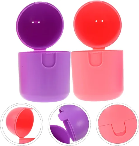 Vista 3 de LALAFINA Caja de 4 piezas de limpiador de vapor portátil para mujeres, suministros personales, material de alta calidad, estuche de almacenamiento