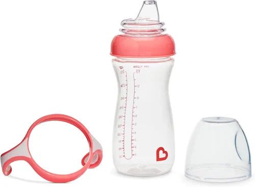 Vista 8 de Munchkin Gentle Transition Baby Sippy Cup, Baby First Sippy - Ayuda a bebés y niños pequeños a pasar de biberones a tazas, a prueba de derrames, 9