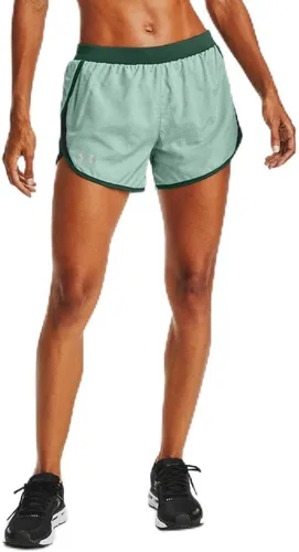 Vista 27 de Under Armour Women's Fly by 2.0 Running Shorts (027) negro / azul glaciar / reflectante