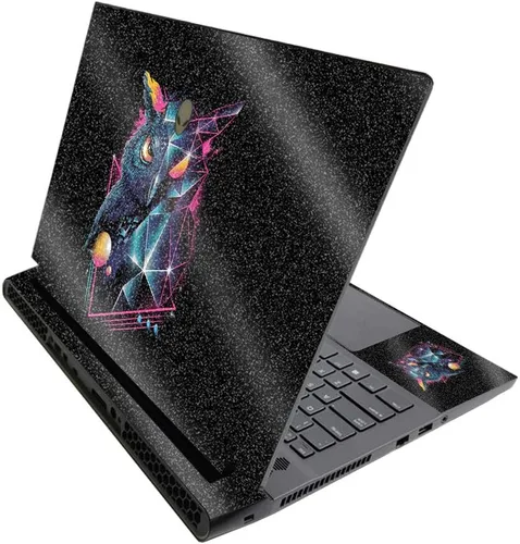 Vista 126 de MightySkins - Skin brillante con purpurina para Alienware M17 R3 (2020) y M17 R4 (2021) - Diversión de los años 90 Acabado duradero con purpurina