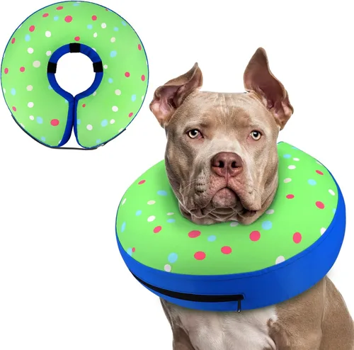 Vista 19 de Supet - Collar isabelino inflable para recuperación, posoperatorio