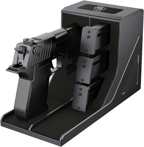 Vista 10 de SUMING Cartuchera Universal para Pistola, Soporte para Pistola para Arma de Fuego, Porta Pistola Protectora para Arma de Seguridad, Compatible