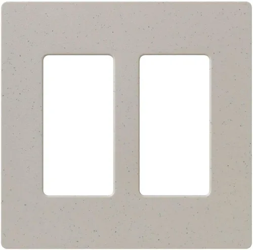 Vista 11 de Lutron Claro - Placa de cubierta para interruptor de luz, placa de pared de 2 posiciones, para interruptores de luz decorativos, cubierta