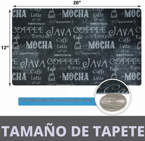 Vista 7 de Drymate Tapete para cafetera, (accesorio de barra de estación de café) protege las encimeras de cocina de derrames, manchas y arañazos, absorbente