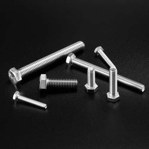 Vista 7 de Tornillo de cabeza hexagonal de 1/2-13 x 1, 20 piezas de acero inoxidable 18-8 (304), totalmente roscado, acabado liso, por SG TZH