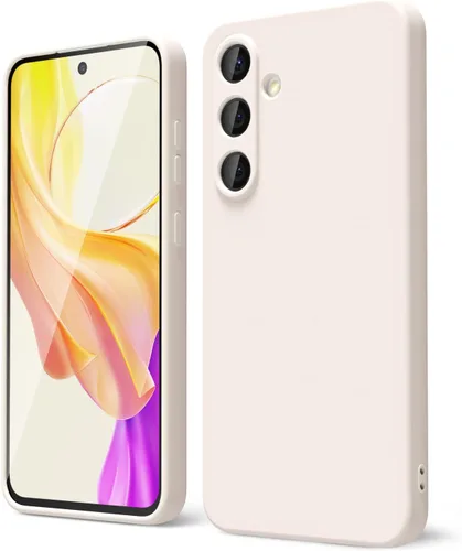 Vista 380 de oakxco Funda para teléfono Samsung Galaxy S8 de silicona líquida, delgada y fina de gel de goma suave TPU cubierta protectora simple llana