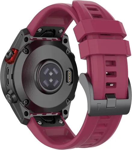 Vista 18 de REYDA Correa de silicona compatible con Garmin Fenix 8 Pro 1.850 in/8 1.850 in/E 1.850 in, 0.866 in, correa de reloj de ajuste rápido de silicona