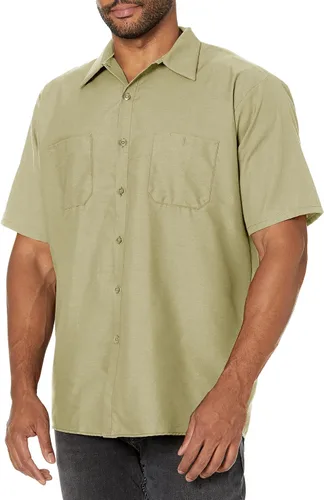 Vista 16 de Red Kap Camisa de uniforme de manga larga para hombre Negro