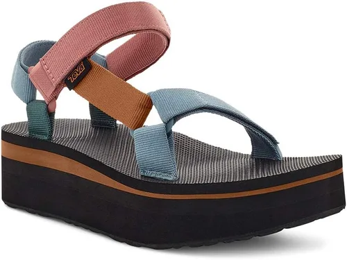 Vista 11 de Sandalia Teva de plataforma universal para mujer Balance Oliva Quemada