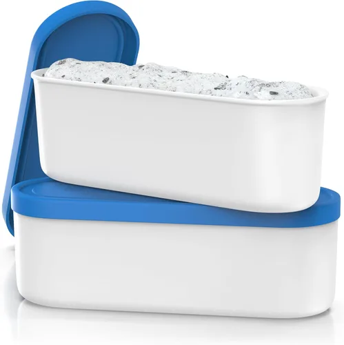 Vista 14 de BALCI Contenedor de helado - Tina congelador de 2 cuartos (azul)