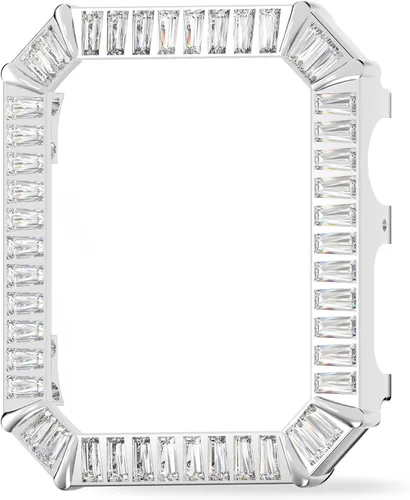 Vista 3 de Swarovski Funda para reloj inteligente para Apple Watch Series 4 y 5, 1.575 pulgadas, cristales verdes de Swarovski con acabado rodiado, inspiró
