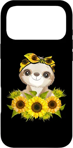 Vista 22 de Sunflower Garden Sloth Gardening Case for iPhone 17
