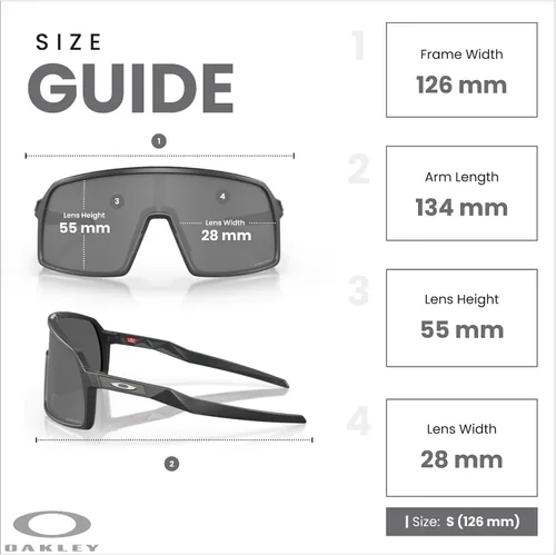 Vista 18 de Oakley Sutro OO9406 / OO9462 - Lentes de sol para hombre, kit de correa de accesorios, bolsa de microfibra