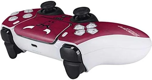 Vista 3 de Skinit Calcomanía para juegos compatible con PS5 y compatible con PS5 Digital Edition DualSense Controller Producto oficial de la NBA Chicago Bulls