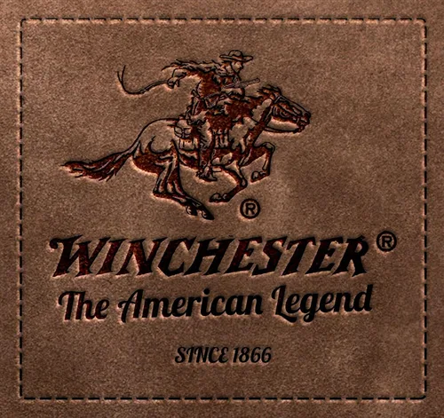 Vista 7 de Winchester Billeteras Trifold para hombres de cuero de vaca de grano completo bloqueo RFID con ventana de identificación cartera compacta