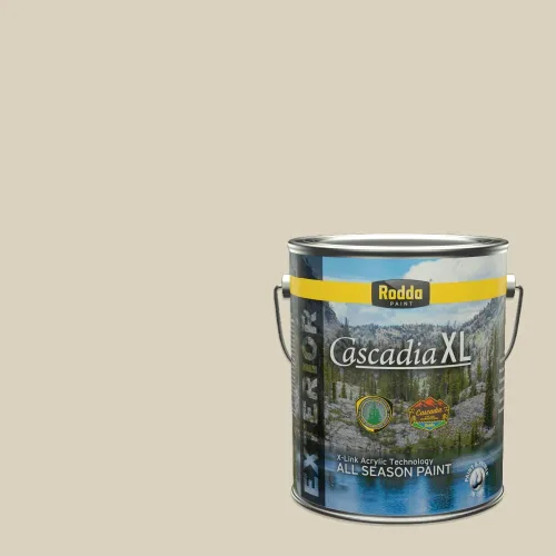 Vista 116 de Rodda Paint CASCADIA XL Pintura e imprimación satinada exterior en uno, cuarto de galón, Cantera