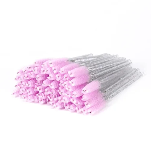 Vista 12 de i-Laesh Palitos de rímel de cristal, cepillos desechables de pestañas para extensiones de pestañas, herramienta de maquillaje de pestañas, paquete