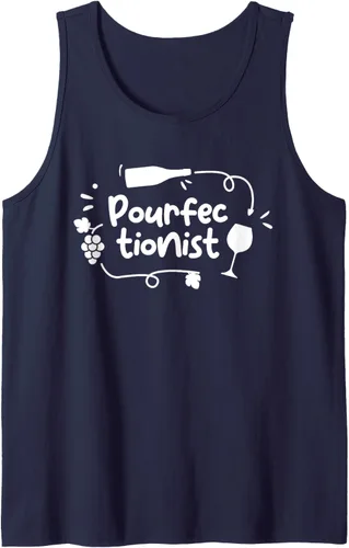 Vista 7 de Booze Joke for Red Wine Lover and Connoisseur Tank Top
