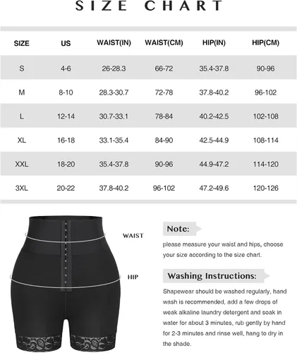 Vista 6 de FeelinGirl Shapewear - Pantalones cortos moldeadores de abdomen con ribete de encaje