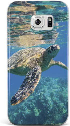 Vista 22 de Inspired Cases - Compatible con iPhone 8 Plus - Funda protectora con textura 3D para Apple iPhone 8 Plus - Tortuga marina submarina