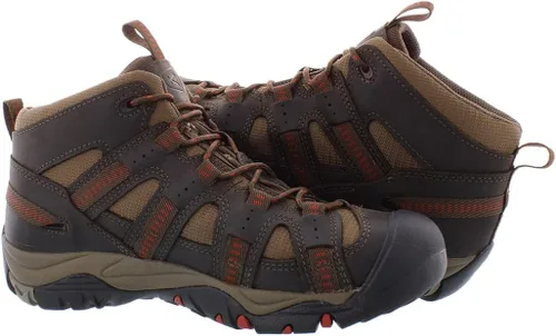 Vista 4 de KEEN Botas cómodas impermeables Siskiyou para hombre Cantina/Ketchup