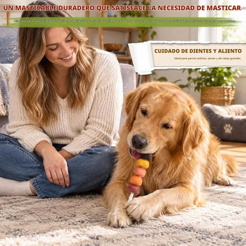 Vista 6 de Kabobs Golosinas para perros de larga duración, masticables
