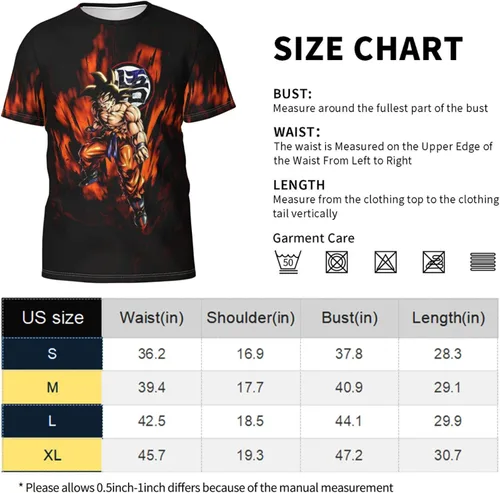 Vista 4 de Camisetas de moda para adultos, con estampado 3D de anime, cuello redondo, manga corta, regalo de cumpleaños para hombres, mujeres, jóvenes y niños