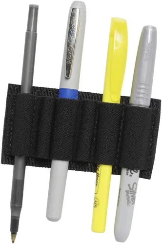 Vista 7 de TACTICAL NOTEBOOK COVERS Detachable Elastic Pen-Marker Loop Patch Hook Fastener Backing for Secure Attachment to Notebooks, Bags, and Gear Large
