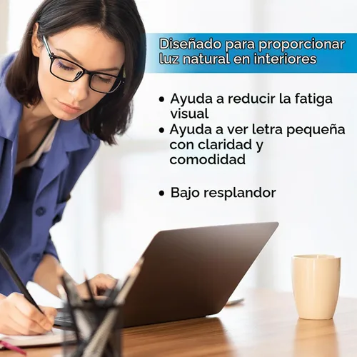 Vista 4 de OttLite Lámpara LED giratoria de banqueros con puerto de carga USB