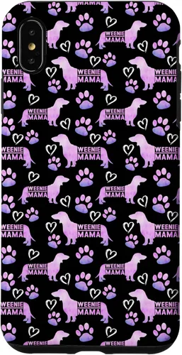 Vista 11 de Dachshund Mom Weenie Mama Weiner Dog - Funda de regalo para iPhone 16, color rosa