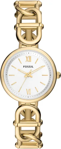 Vista 22 de Fossil Carlie - Reloj de cuarzo de acero inoxidable de tres manecillas para mujer
