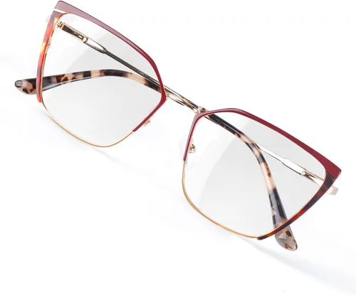 Vista 9 de Gafas de luz azul para mujer y hombre, gafas de computadora para hombres y mujeres, antifatiga, gafas de pantalla HD para oficina, lectura
