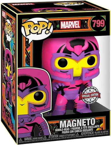 Vista 2 de Funko Pop Marvel X-Men - Magneto Blacklight