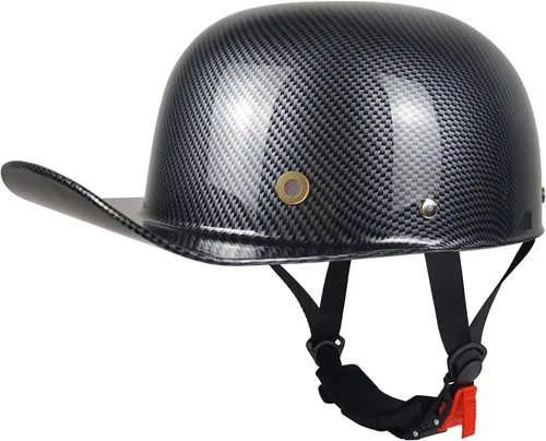 Vista 14 de Casco de motocicleta de estilo adulto unisex negro medio, con certificación DOT, para chopper, ciclomotor, patinete, motocicleta eléctrica
