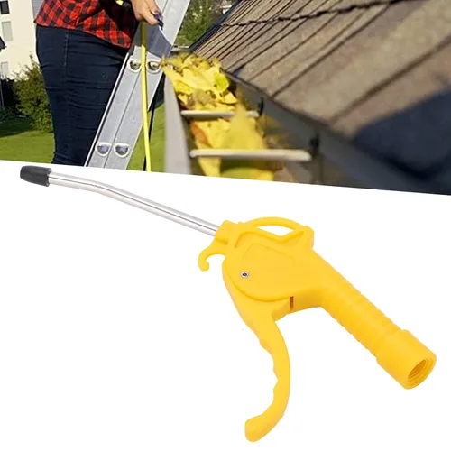 Vista 9 de Soplador de polvo de aire, Pistola de limpieza de aire de alta presión, Pulverizador de soplador de polvo de aire neumático 0.236 in Pipe Air Duster