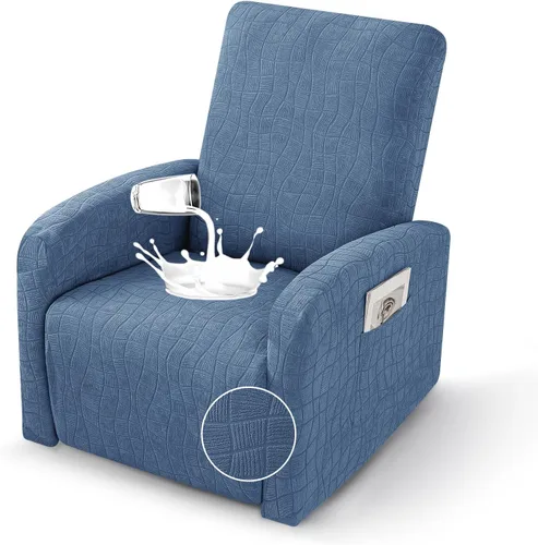 Vista 30 de MAXIJIN Fundas impermeables para sillas reclinables pequeñas de 3 piezas, fundas reclinables que se mantienen en su lugar, fundas reclinables Lazy