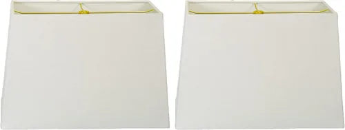 Vista 18 de Royal Designs, Inc. HB-613-12AGL Pantalla para lámpara de tapa dura rectangular, (5 x 10) x (8 x 12) x 9.5, Oro Antiguo