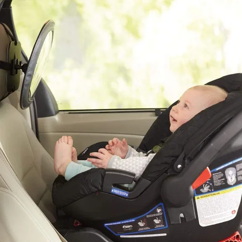 Vista 4 de Skip Hop Espejo de coche para bebé, estilo impulsado, negro