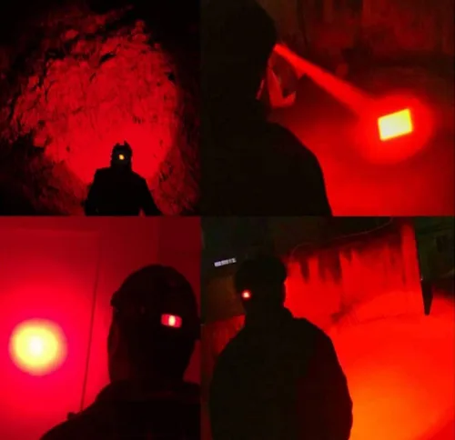 Vista 9 de Linterna frontal recargable de 80000 lúmenes, luz roja para caza, súper brillante, linterna LED para cabeza con luz roja, zoom, impermeable, 3