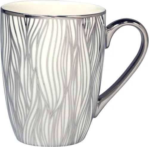 Vista 5 de Certified International Matrix - Tazas cónicas chapadas en plata de 16 onzas, juego de 6 diseños surtidos