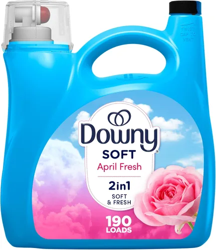 Vista 12 de Downy Líquido suavizante de telas, aroma fresco de abril, 111 onzas líquidas, 150 cargas