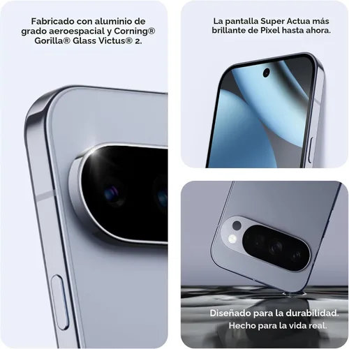 Vista 3 de [Usado] Google Pixel 10 Pro XL - Smartphone Android desbloqueado - Asistente Gemini AI, sistema de cámara trasera triple, batería de carga rápida