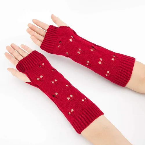 Vista 3 de Guantes de grunge de hadas, accesorios de grunge, guantes rasgados, guantes de ganchillo, ropa y2k Fairy Grunge estéticos calentadores de brazos